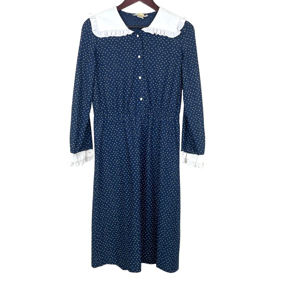 Vintage Sears Womens Dress Sz S Granny Indie‎ Grunge Cottage Hipster Cosplay